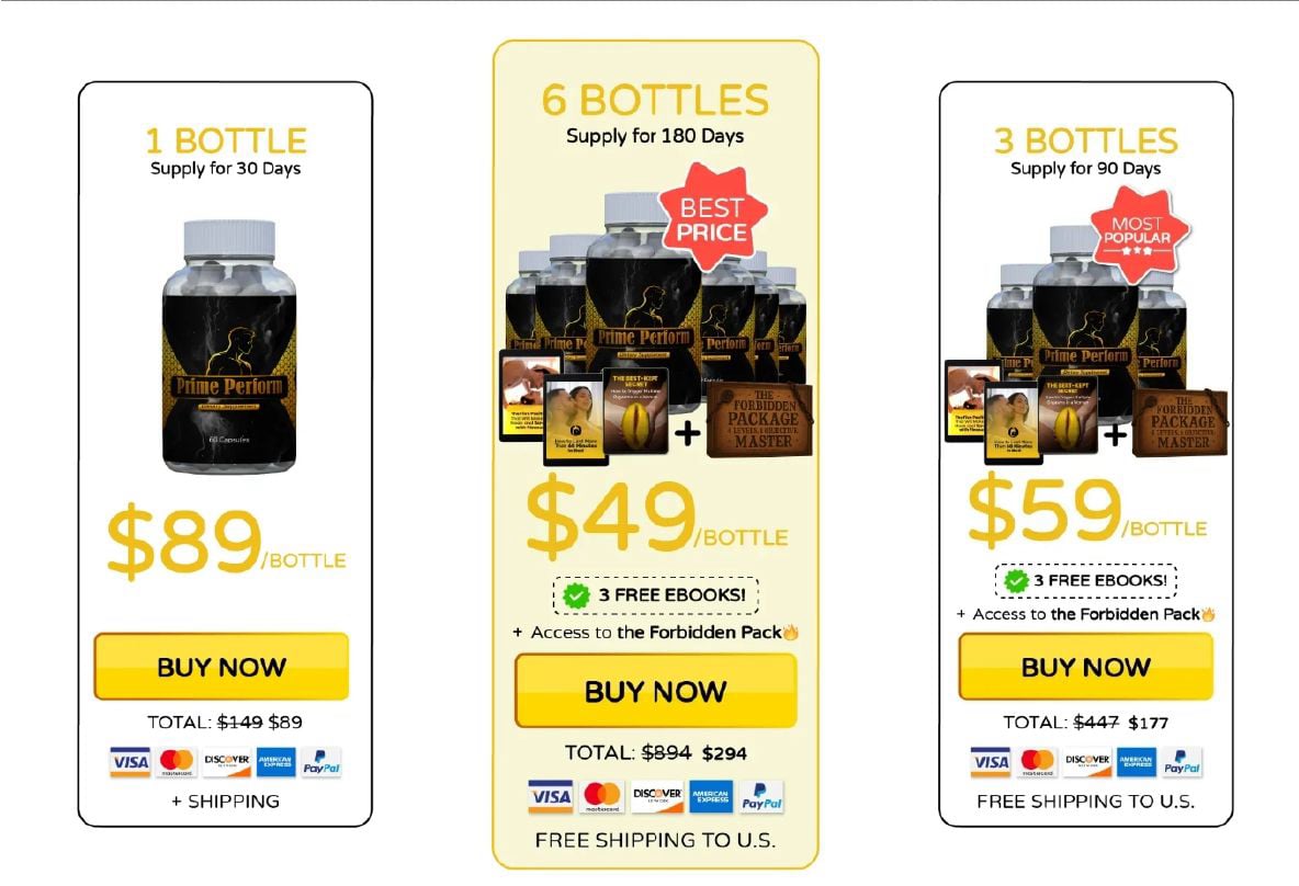 Prime Forma Order Page 